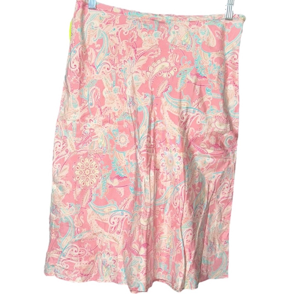 Vintage Ann Taylor Paisley Skirt, Size 6 Petite